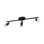 Eglo Lampa sufitowa Buzz-LED Stal Czarny 3x2.8W 3x250lm - 830 Ciepła Biel | IP20 - W Tym 3x GU10