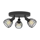 Eglo Lampa sufitowa Sonni Stal Czarny | IP20 - Nadaje Się Do 3x E14 